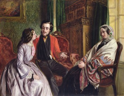 バラクラバの物語：「彼が最も悲惨なチャンスを語った場所」、1855 作： Rebecca Solomon